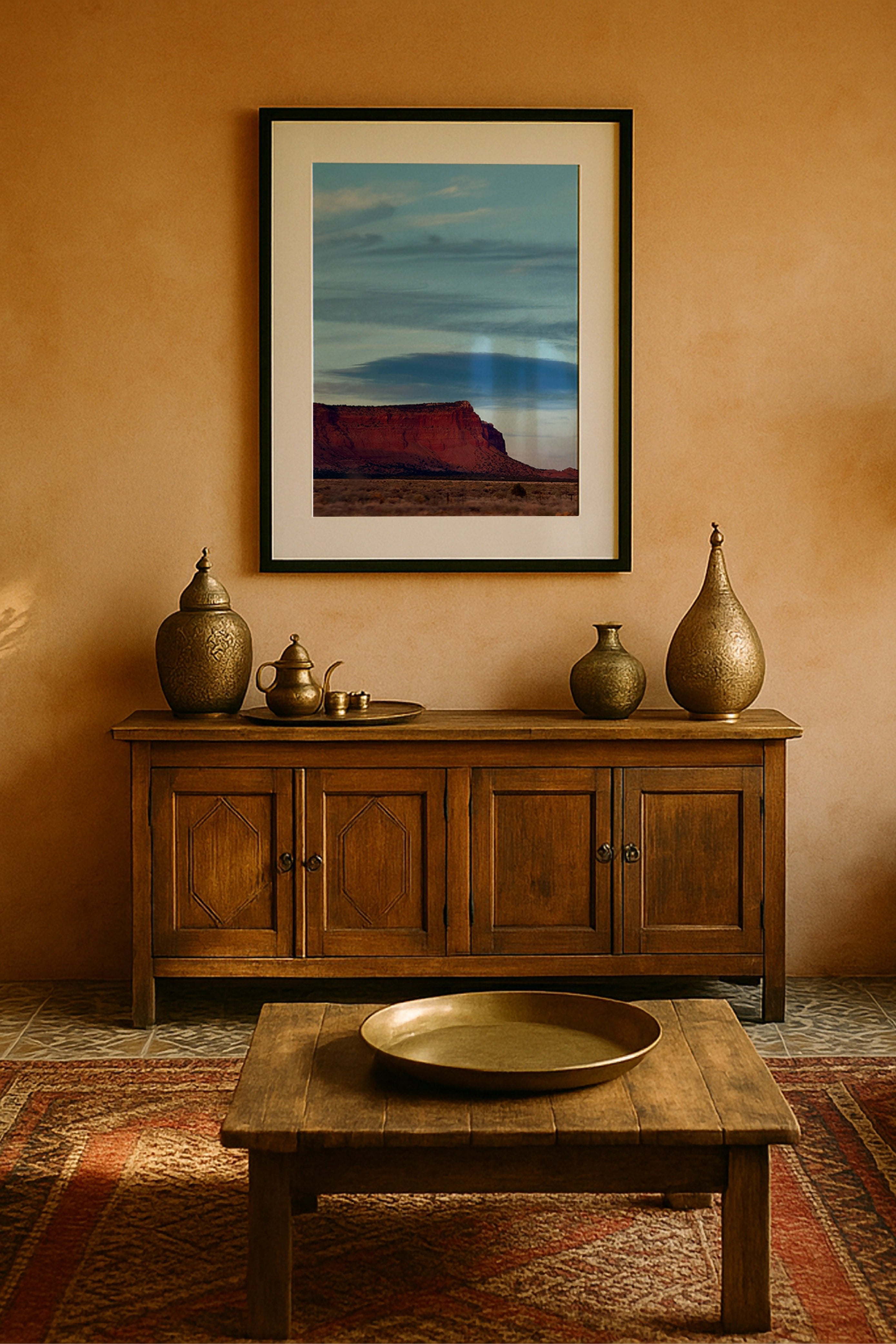 Desert Plateau at Dusk